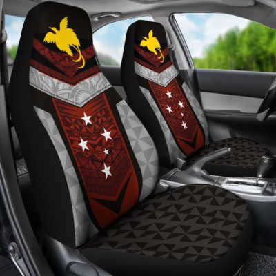 Papua New Guinea Polynesian Design Car Seat Covers K7