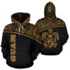 Guam All Over Hoodie - Micronesia Curve Gold Style - Bn09