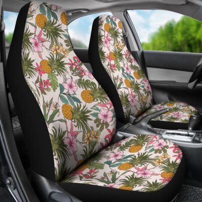 Hawaii Pineapple Tropical Car Seat Covers J7