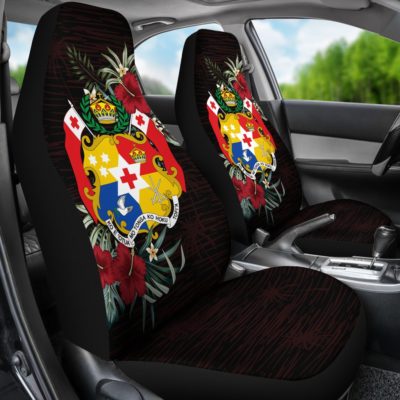 Tonga Hibiscus Coat of Arms Car Seat Covers A02
