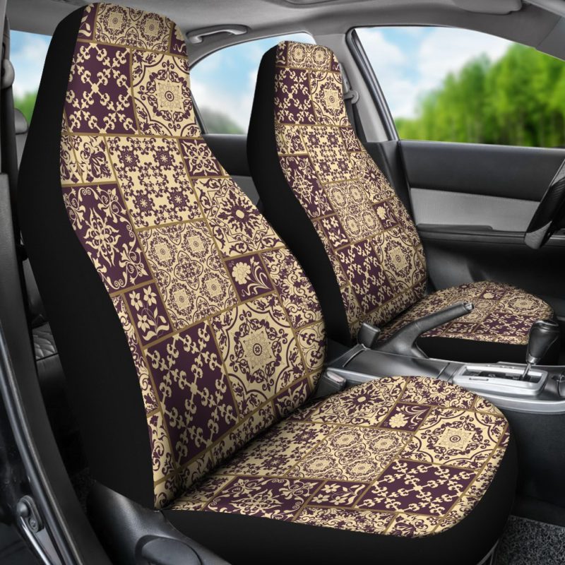 Portugal Car Seat Cover - Azulejos Pattern 21 Z3