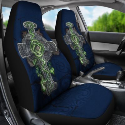 Celtic Cross Car Seat Cover J7
