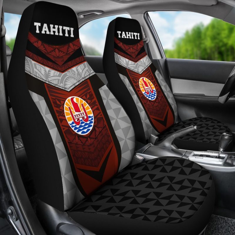 Tahiti Polynesian Design Car Seat Covers K7