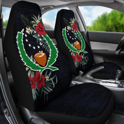 Pohnpei Hibiscus Coat of Arms Car Seat Covers A02