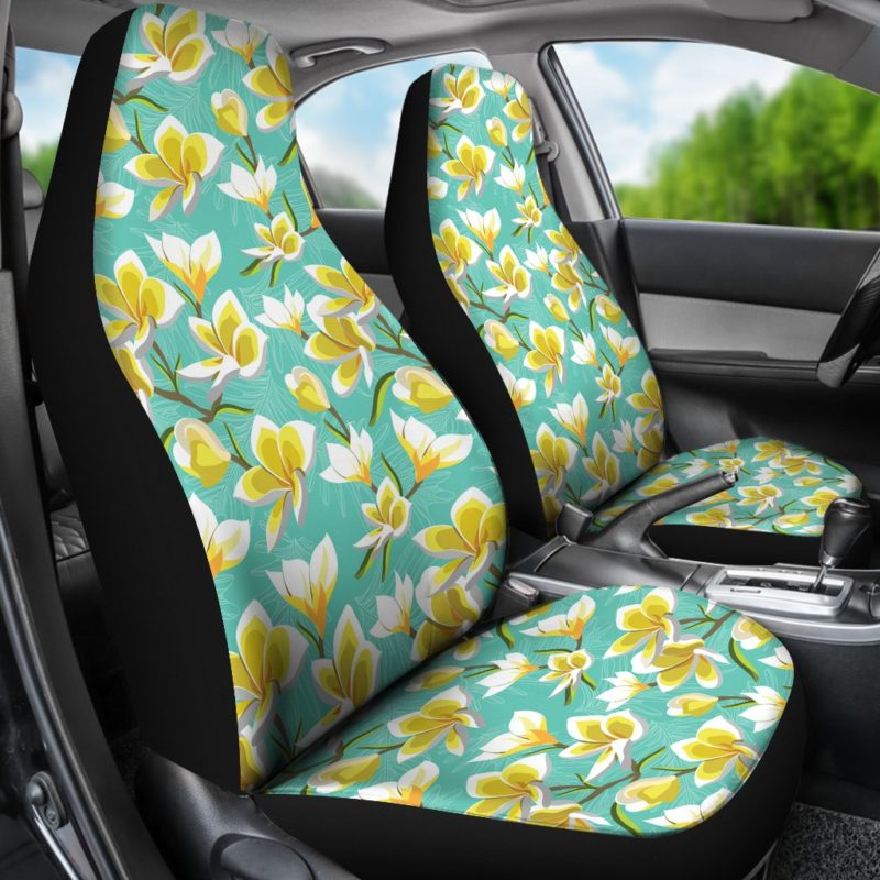 Hawaii Plumeria Car Seat Covers J7