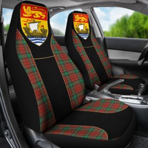 CANADA NEW BRUNSWICK COAT OF ARMS GOLDEN CAR SEAT COVERS R1