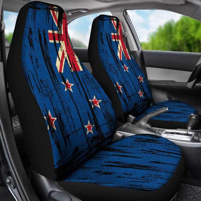 NEW ZEALAND GRUNGE FLAG CAR SEAT COVER A0