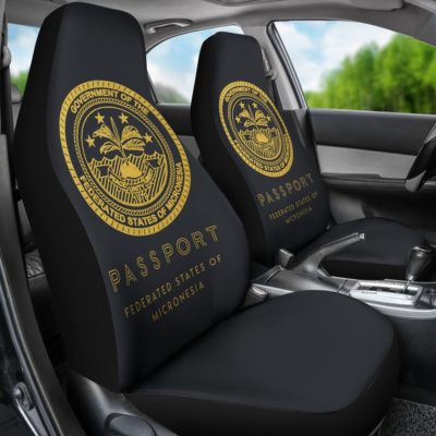 Federated States Of Micronesia Passport Car Seat Cover - BN04