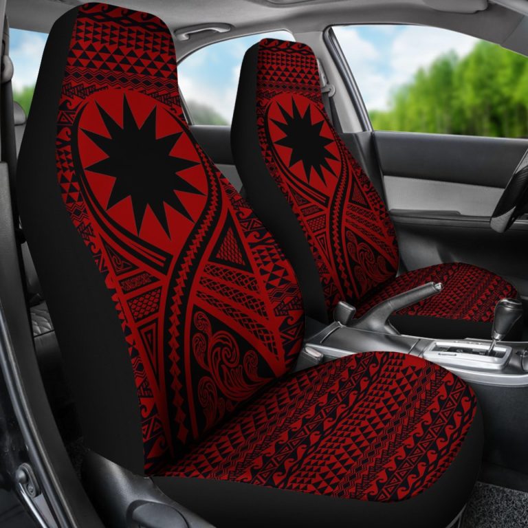 Nauru Car Seat Cover Lift Up Red - BN09