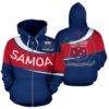 Samoa All Over Zip-Up Hoodie - Century Style - Bn09