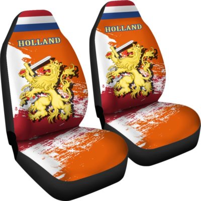 (Holland) Netherlands Lion Special Car Seat Covers (Set of Two) A7