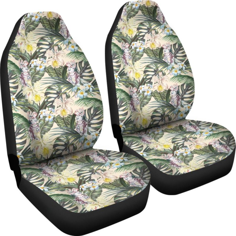 Hawaii Tropical Cockatoo Car Seat Covers J7
