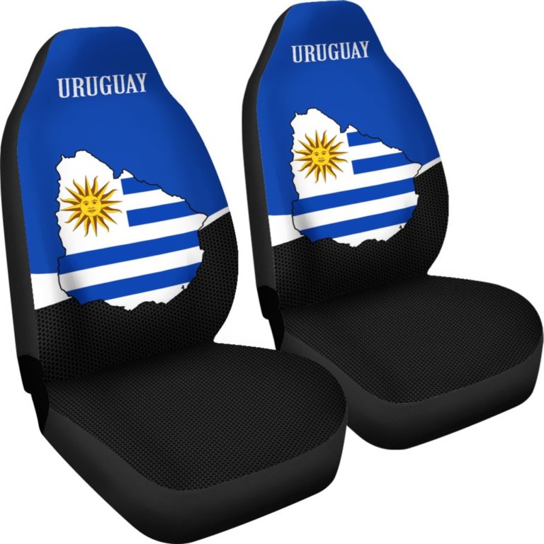 Uruguay Map Car Seat Covers A5
