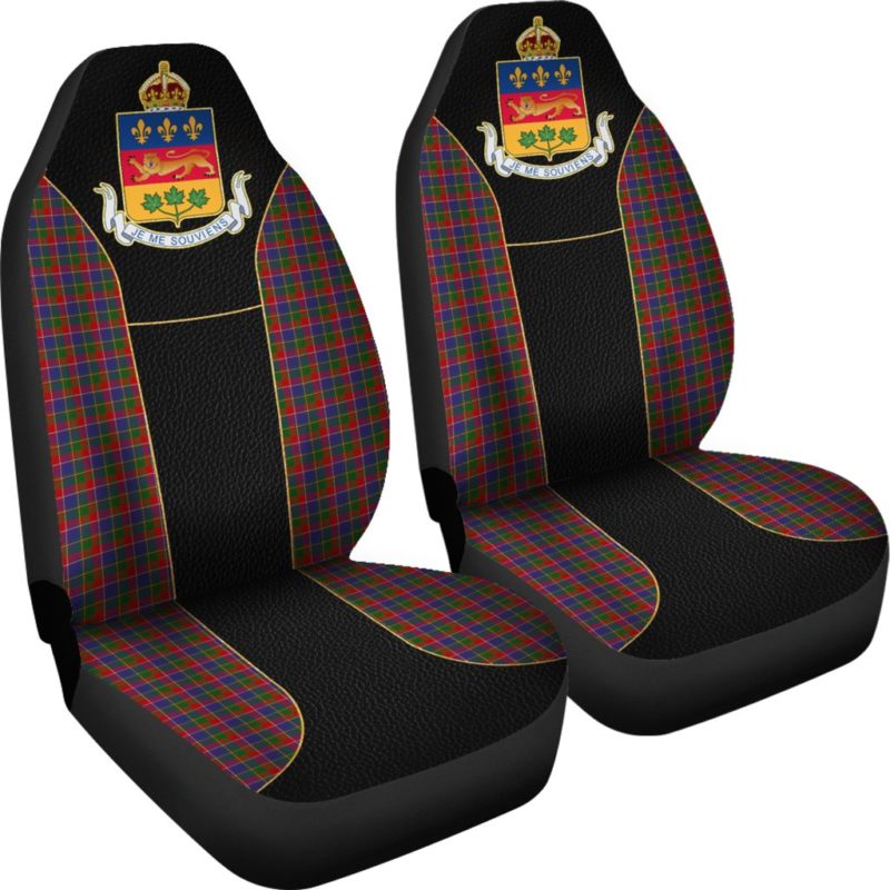 CANADA QUEBEC COAT OF ARMS GOLDEN CAR SEAT COVERS R1