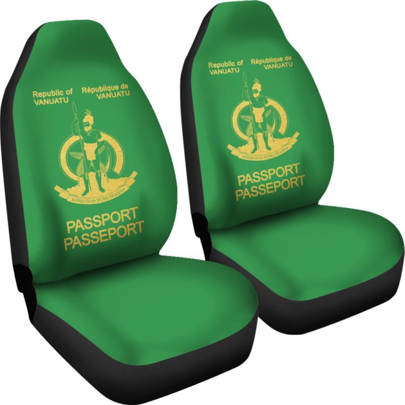 Vanuatu Passport Car Seat Covers - BN09