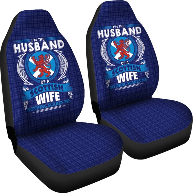 Husband Of Scottish Wife Car Seat Covers A7