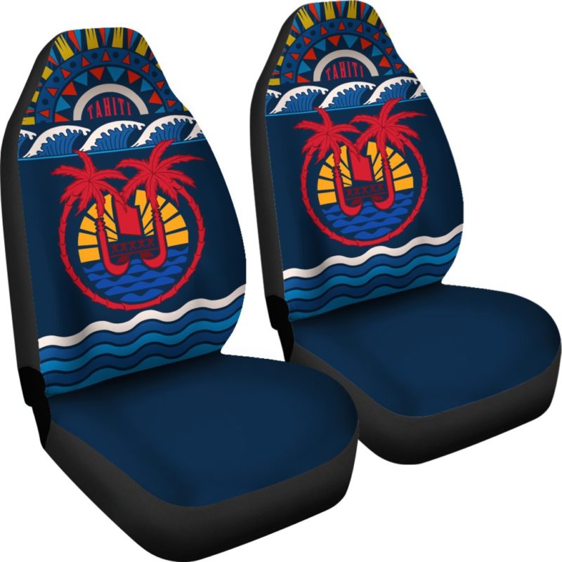Tahiti Graphic Design Car Seat Covers A0