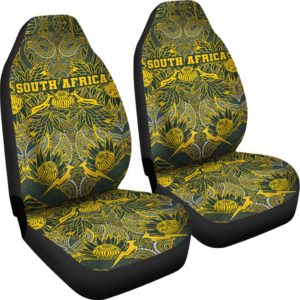 South Africa Springbok Car Seat Covers Proud Version K4