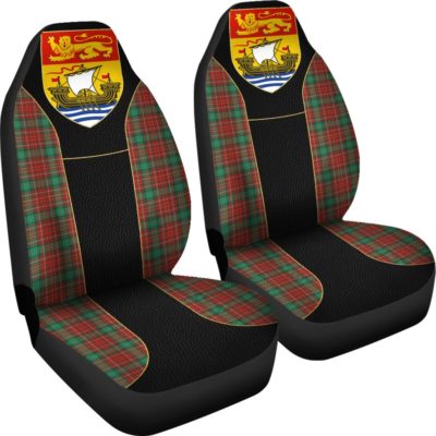 CANADA NEW BRUNSWICK COAT OF ARMS GOLDEN CAR SEAT COVERS R1