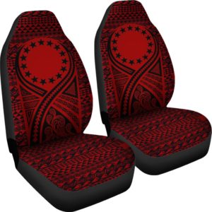 Cook Islands Car Seat Cover Lift Up Red - BN09