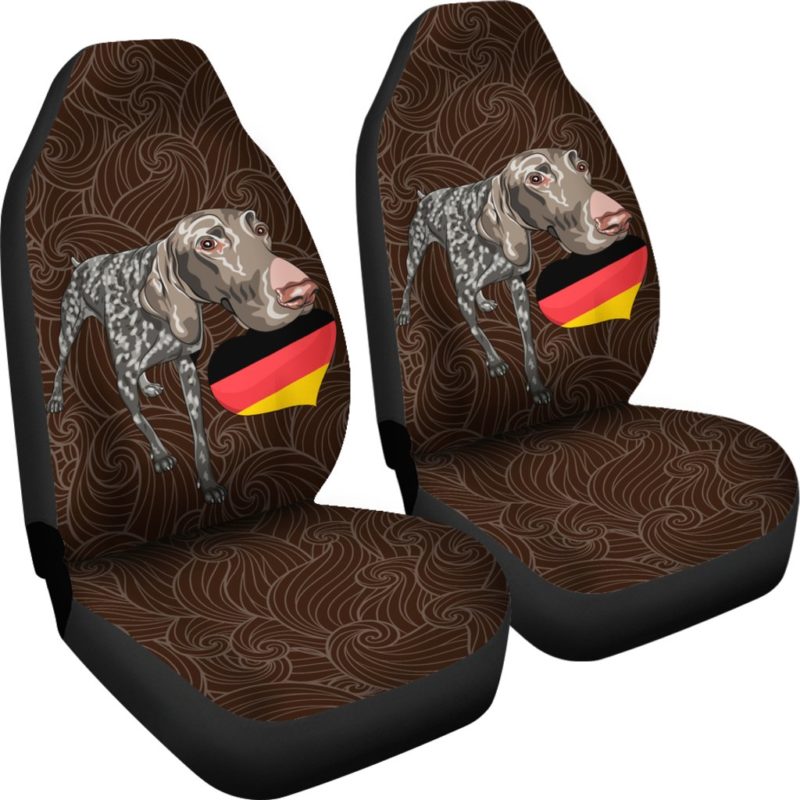 Germany Car Seat covers - German Shorthair Pointer Dog H1