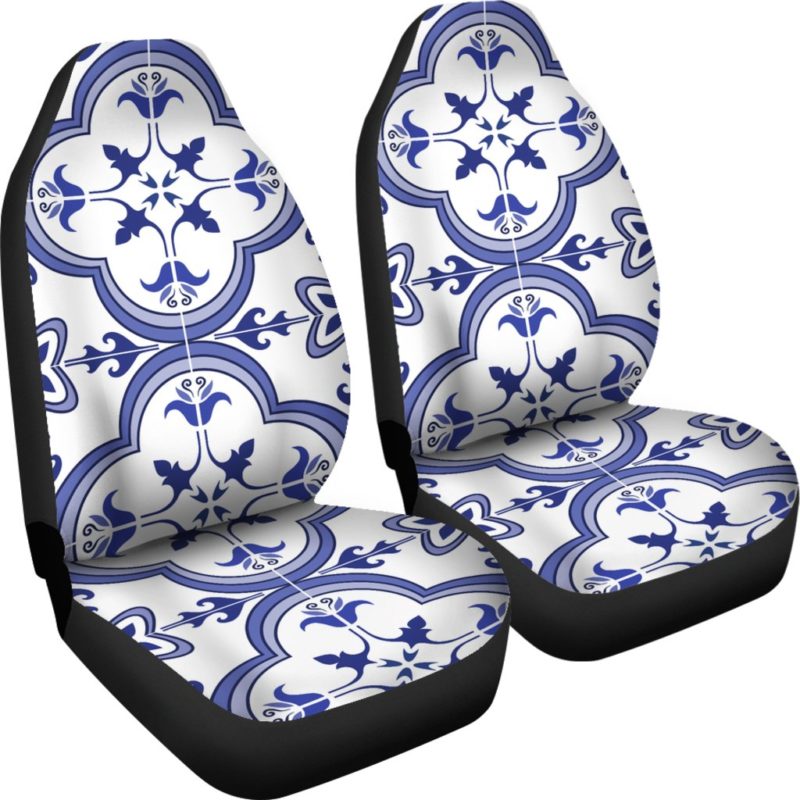 Portugal Car Seat Cover - Azulejos Pattern 05 Z3