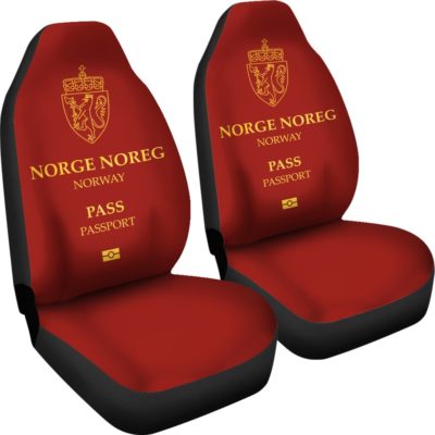 Norway Car Seat Covers - Norway Passport - BN04