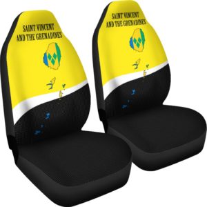 Saint Vincent And The Grenadines Map Car Seat Covers A5