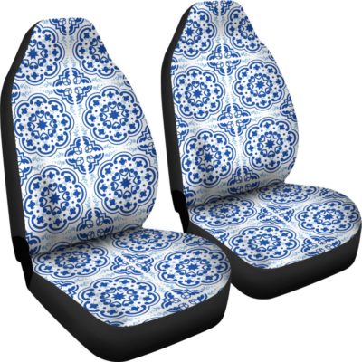Portugal Car Seat Cover - Azulejos Pattern 15 Z3