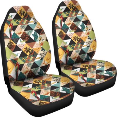 Hawaii Parrot Pattern Car Seat Covers J7