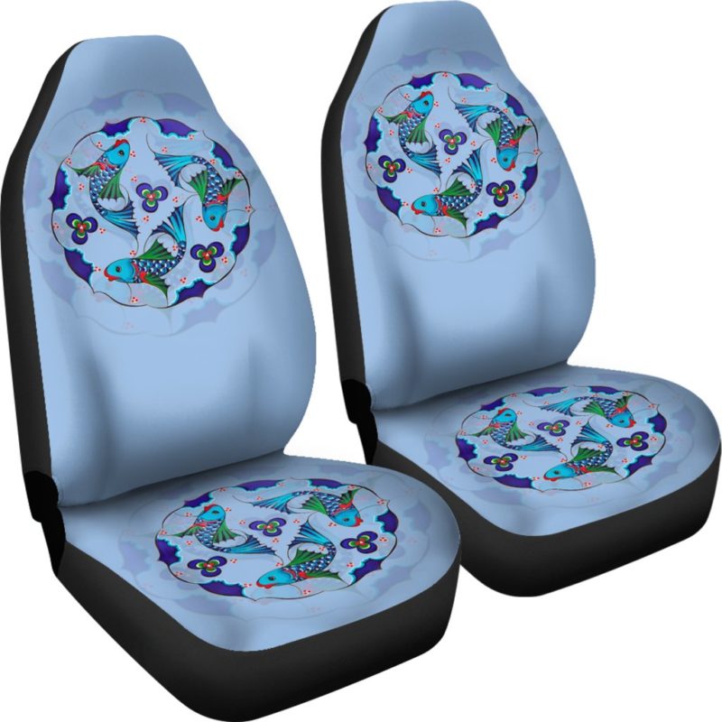 Portugal Car Seat Covers - Fish Pattern Z3