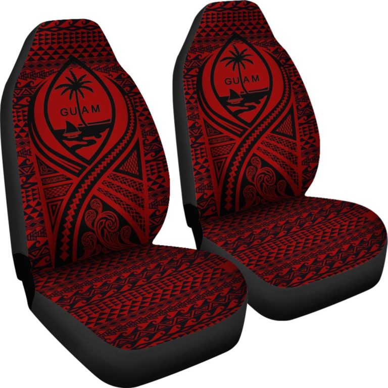 Guam Car Seat Cover Lift Up Red - BN09