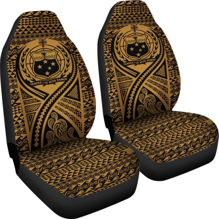 Samoa Car Seat Cover Lift Up Gold - BN09