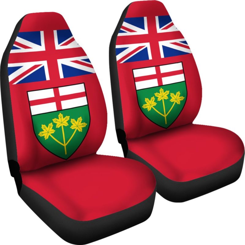 CANADA ONTARIO FLAG CAR SEAT COVERS R1