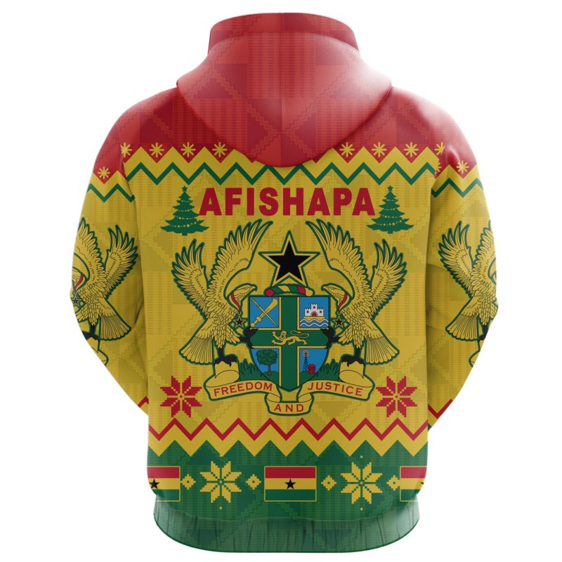Ghana Christmas Hoodie - Afishapa K4