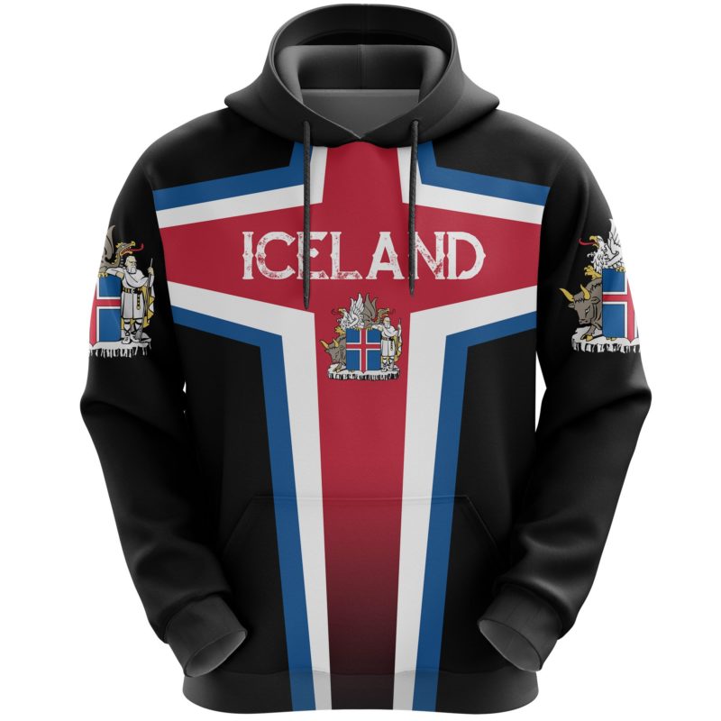 Iceland Hoodie Symbolizing The Cross A7