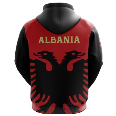 Abania Hoodie Coat of Arm Skenderbeu Th00 K7
