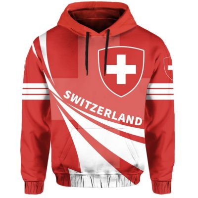 Switzerland Hoodie Flag Doma Style J3