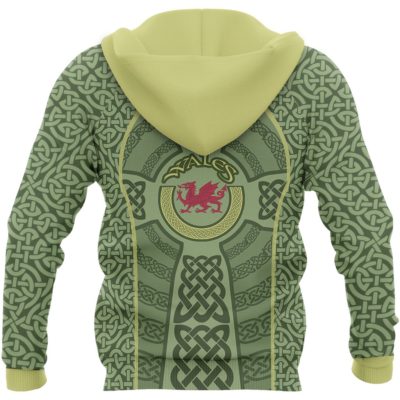 Welsh Dragon Celtic Hoodie K5