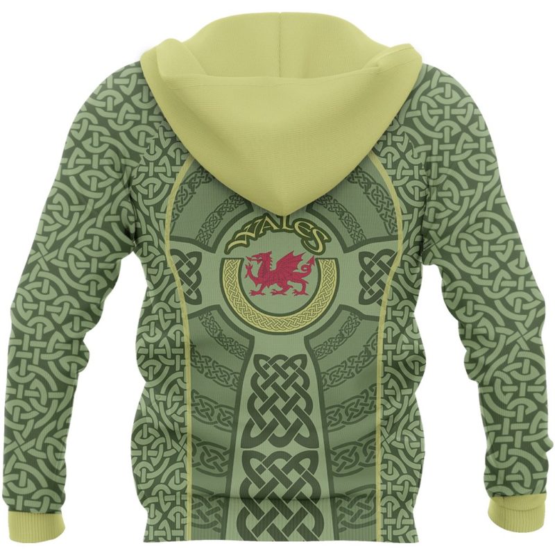 Welsh Dragon Celtic Hoodie K5