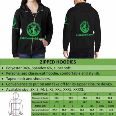 Canada Strong And Free Zip Hoodie A02