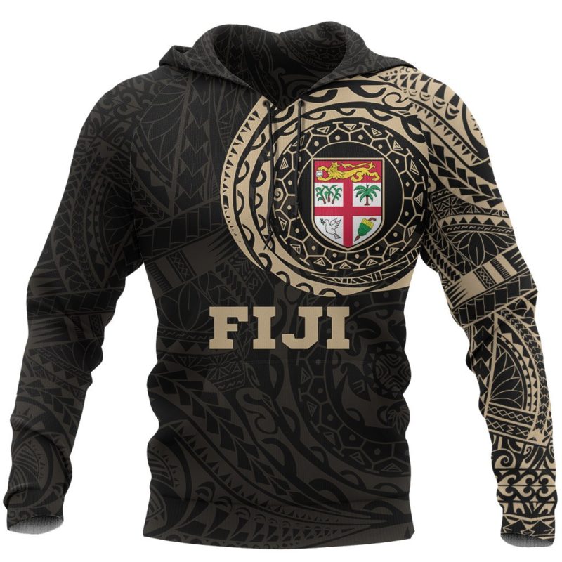 Fiji In My Heart Polynesian Tattoo Style Hoodie A7