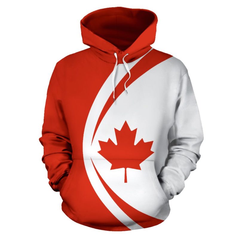 Canada Maple Leaf Hoodie - Circle Style J9