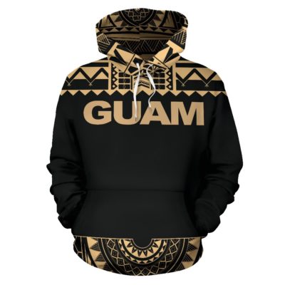 Hoodie Guam Polynesian - Gold Version - Bn04