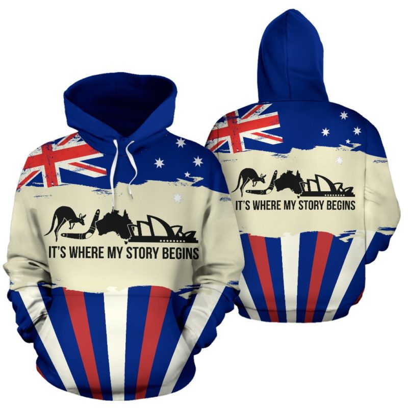 Hoodie Australia - It'S Where My Story Begins K5