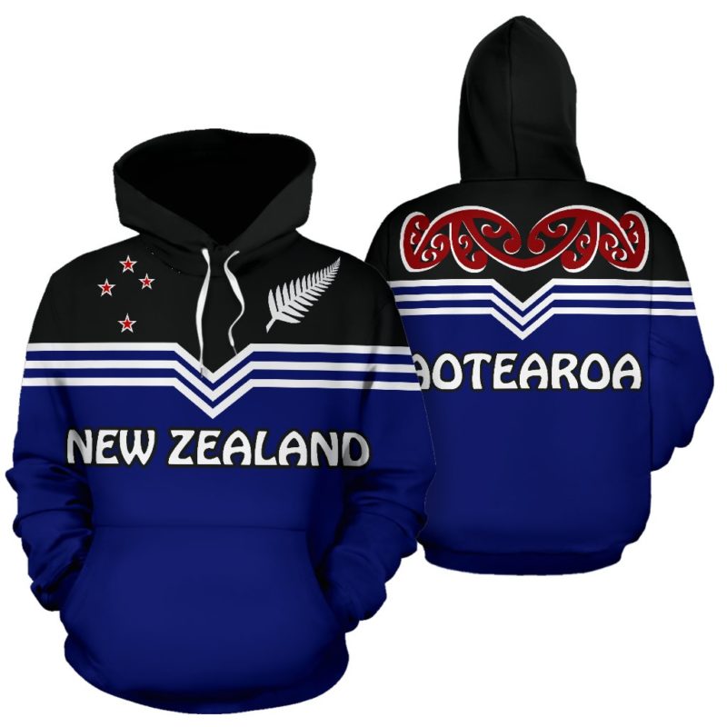 New Zealand Aotearoa Pullover Hoodie A0
