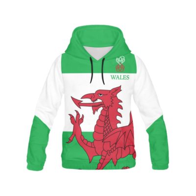 Wales Flag And Dragon Hoodie H7