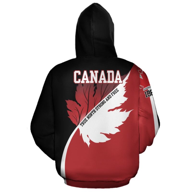 Canada Strong And Free Pullover Hoodie A02