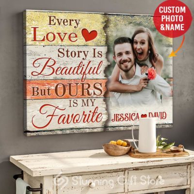 Stunning Gift Top 7 Beautiful Couple Canvas Love Hanging Wall Decor Gift Idea For Couple - Ours Is My Favorite