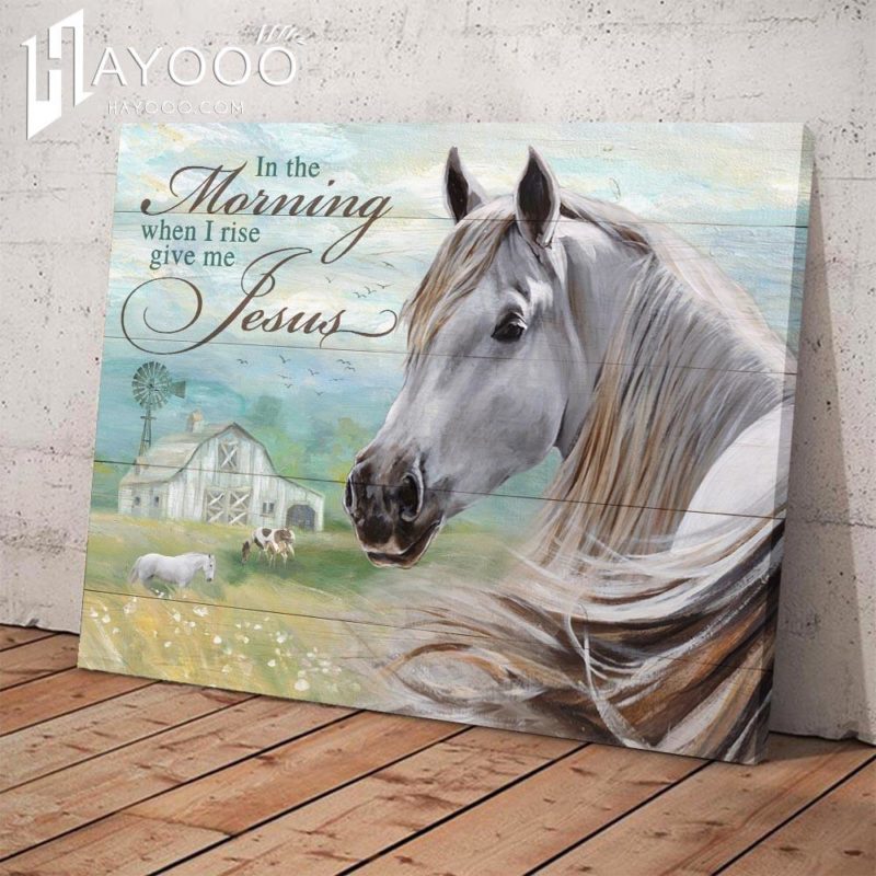 Horse Canvas Give Me Jesus